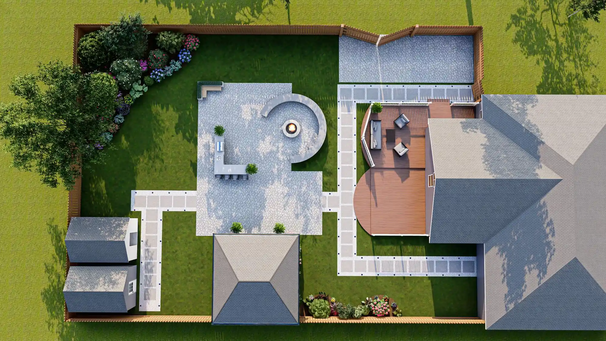 3D Rendering Landscape Design